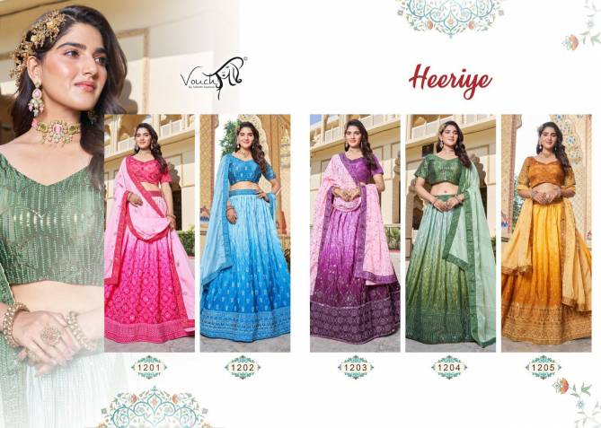 Heeriye By Vouch 1201 To 1205 Series Designer Lehenga Choli Wholesale Online