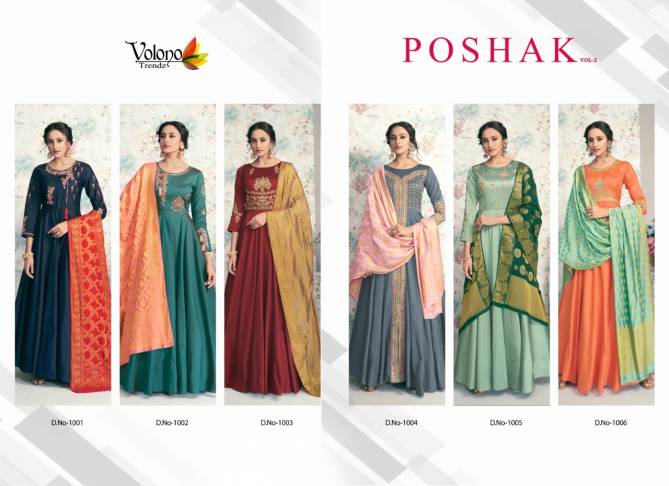 Volono Poshak Vol 2 Latest Designer Party Wear Heavy Worked Gown Collection 
