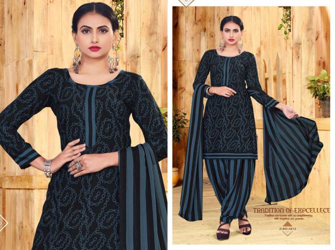 Pankhudi 5 Latest Regular Wear Printed American Crepe Dress Material With Chiffon Dupatta Collection