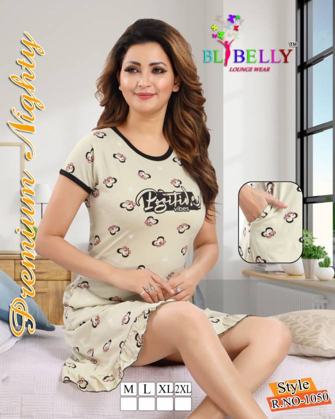 Belly 328 Night Wear Hosiery Cotton Printed Night Suits Collection