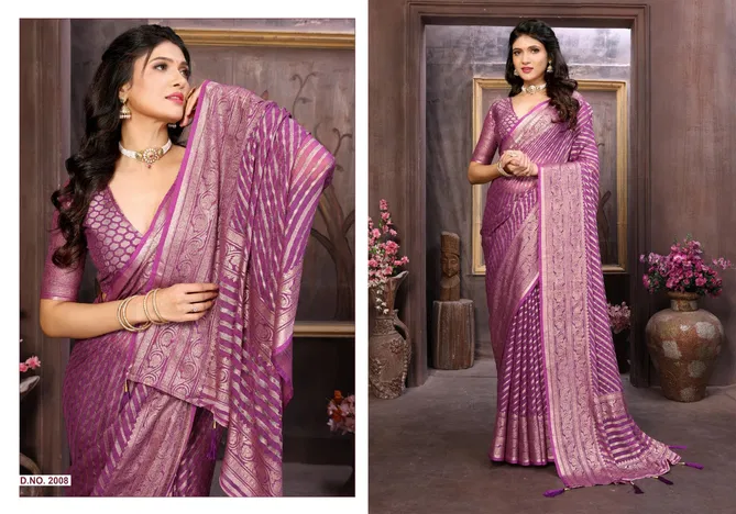 Shaligram Vol 2 By Sirona Dull Moss Brasso Sarees Exporters In India