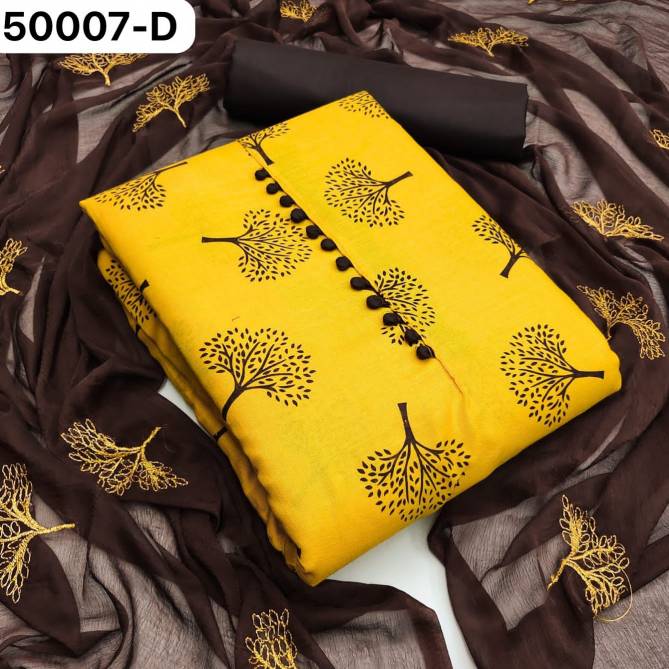 50007A TO 50007D By Gangour Nx Print Cotton Dress Material Wholesale Market In Surat
