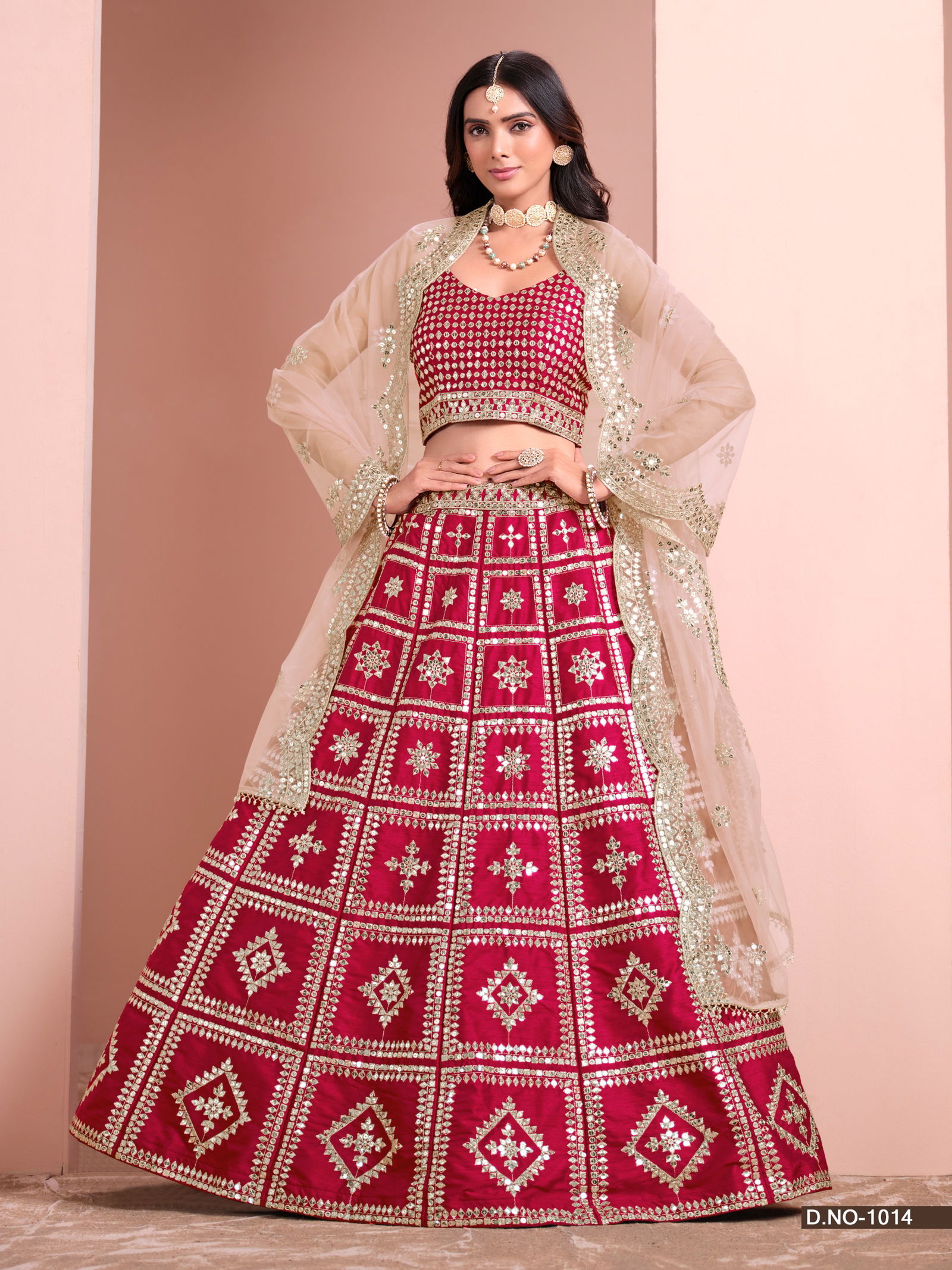 Mehvish By Alizeh Art Silk Designer Lehenga Choli Wholesalers In Delhi