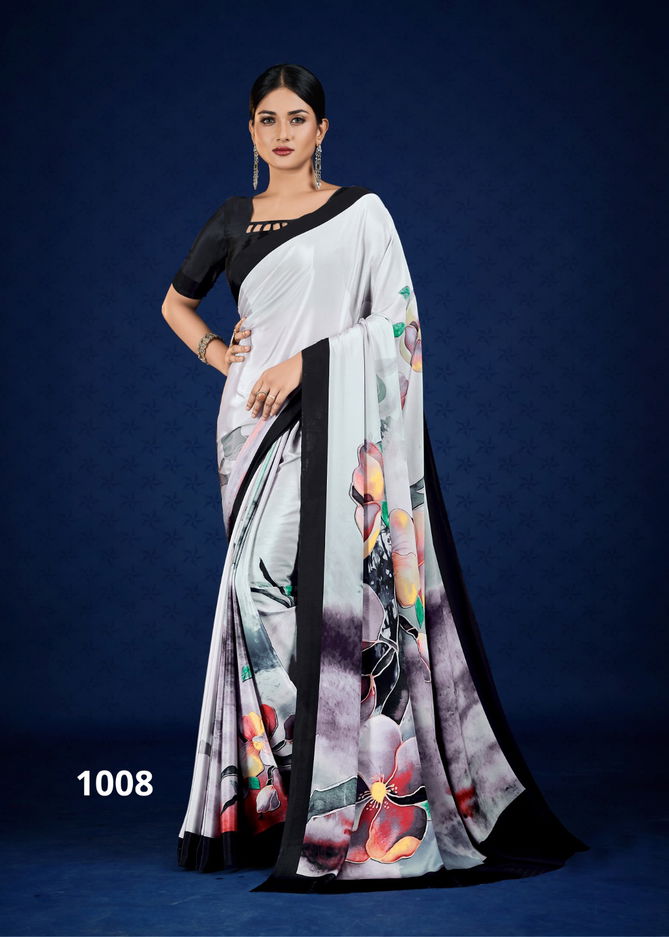 Roma By Jivora Crepe Digital Printed Casual Wear Saree Wholesale In India