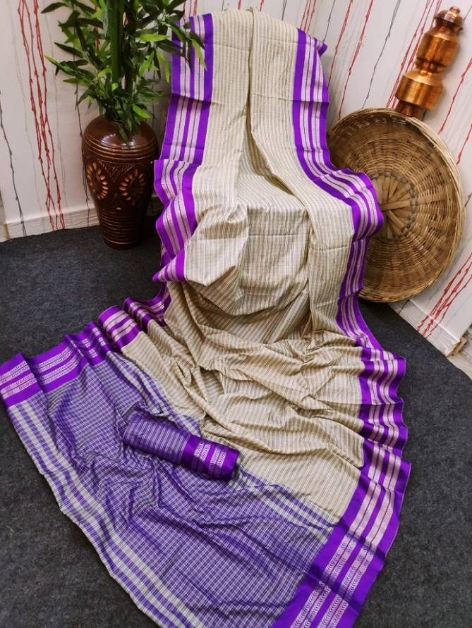 Anarika 29 Latest Fancy Designer Regular Casual Wear Cotton Silk Saree Collection
