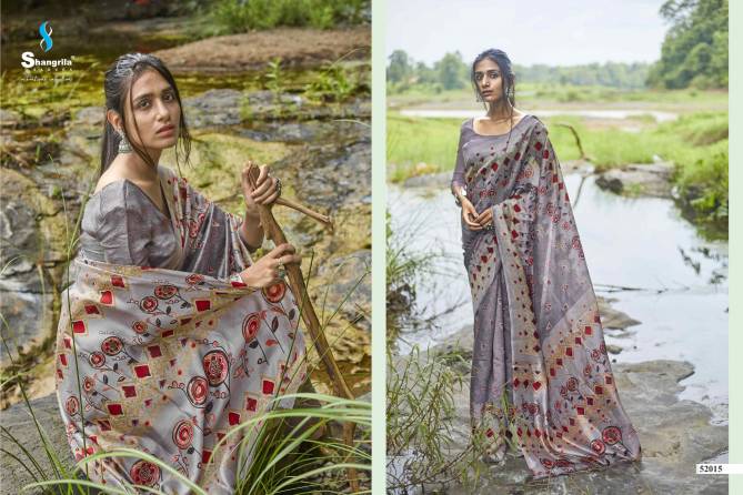 Shangrila Rashmi Fancy Georgette Digital Printed Casual Wear Saree Collection
