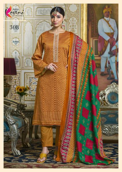 Ruhi By Kesari Lawn Pure Jaam Embroidery Dress Material Orders In India