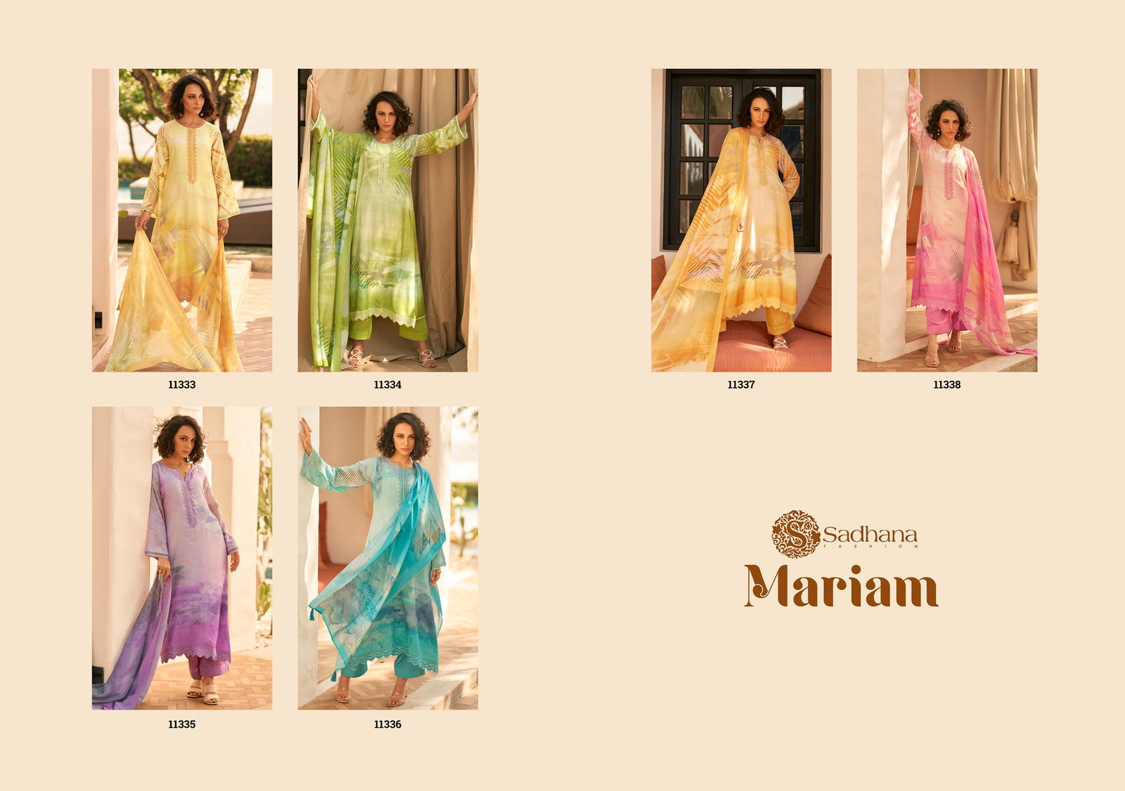 Mariam By Sadhana Musline Silk Printed Dress Material Exporters In India