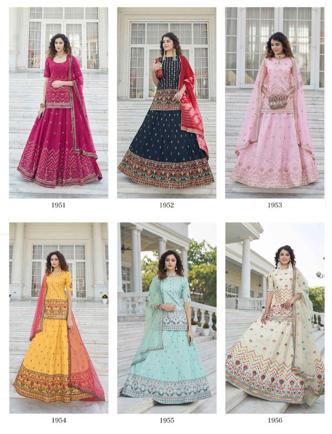 Parampara Vol 1 By Khushboo Partywear Lehenga Choli Catalog