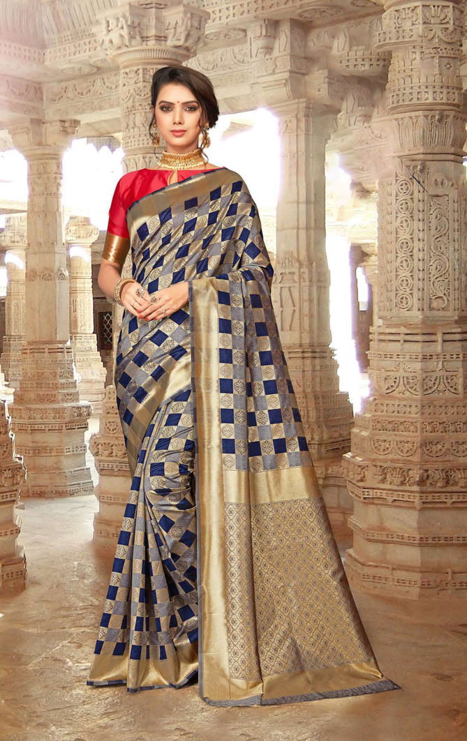 Sangam Unnati Fancy Casual Wear Silk Latest Design Sarees Collection