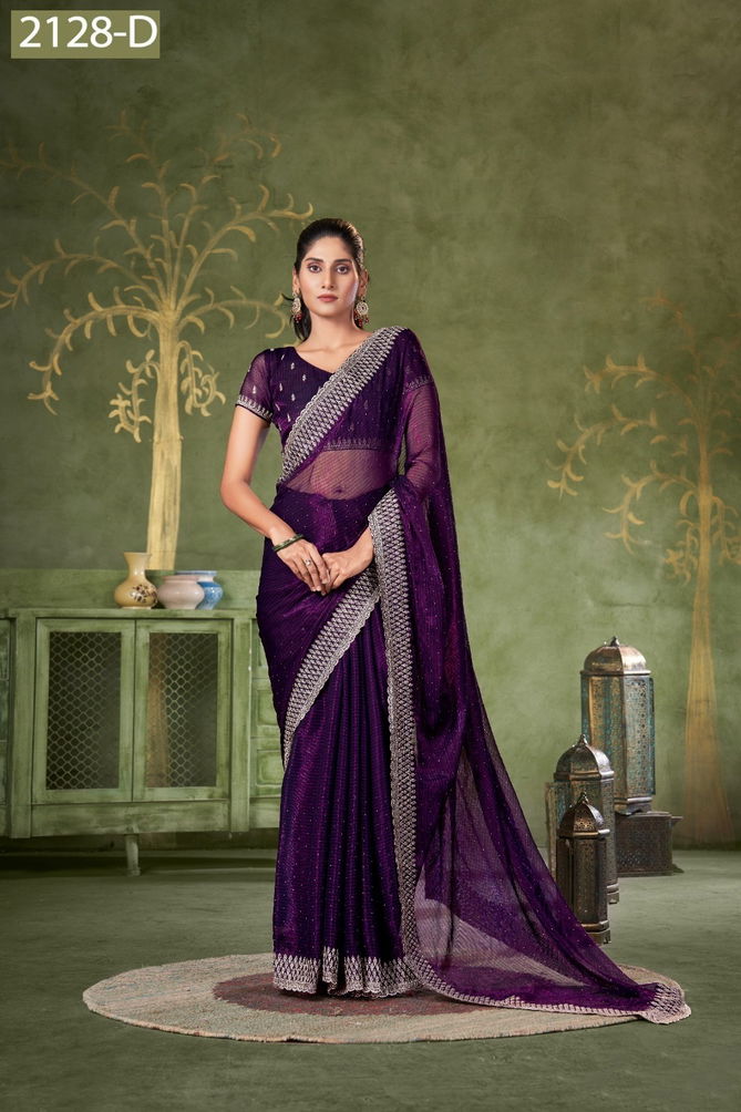 Jayshree 2128 A To D Shimmer Lining Designer Saree Wholesalers In Delhi