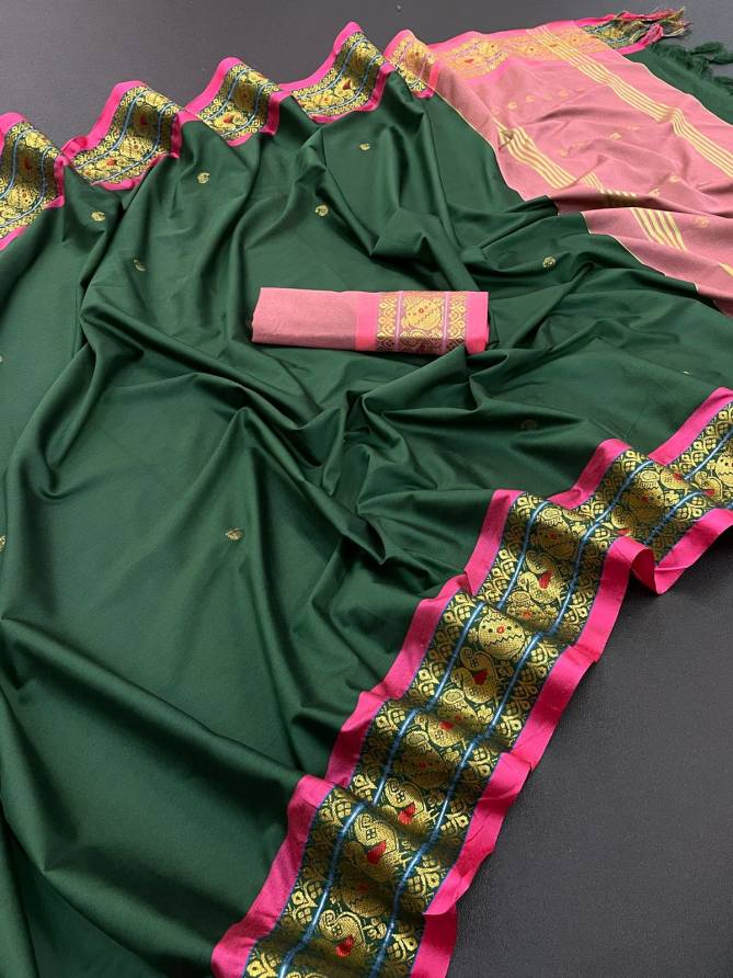 Matka Moor By Hb Cotton Silk Designer Non Catalog Sarees