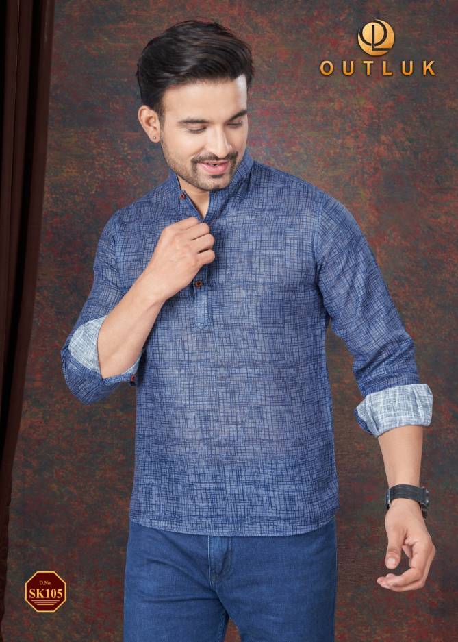 Short Kurta Vol 2 By Outluk Pure Linen Mens Wear Wholesale Manufacturers