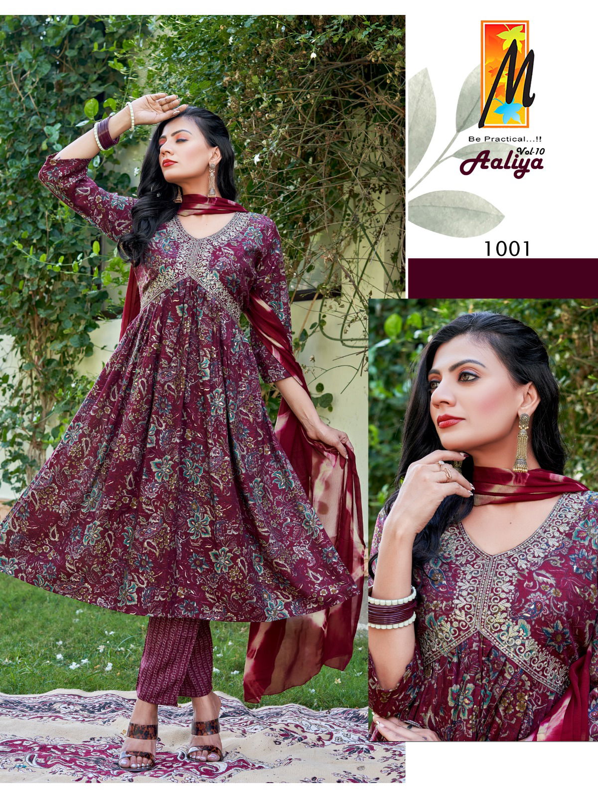 Aaliya Vol 10 Alia Cut Kurti With Bottom Dupatta Catalog