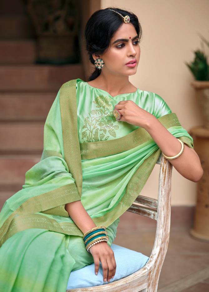 Kashvi Nandika New Party Wear Designer Silk Heavy Saree Collection