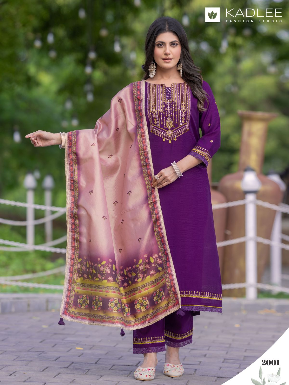 Nirvana By Kadlee Viscose Kurti With Bottom Dupatta Wholesale In India