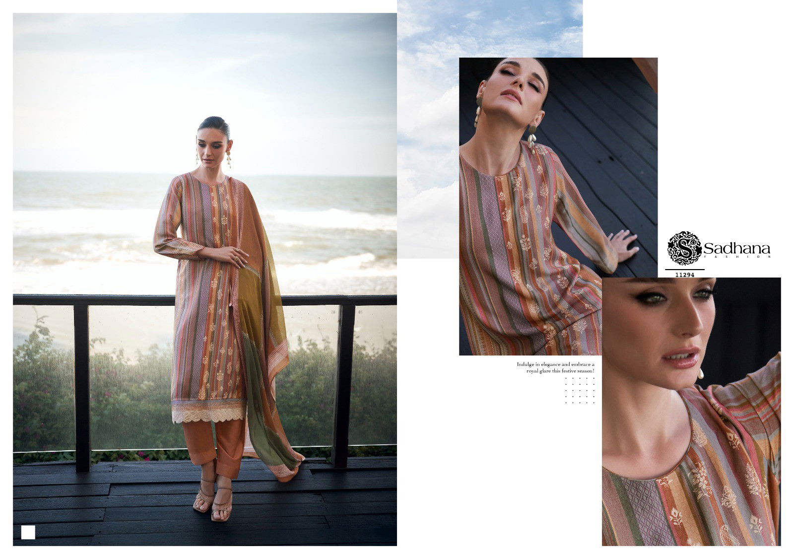  Erika Maslin by Sadhana Silk Digital Printed Dress Material Collection