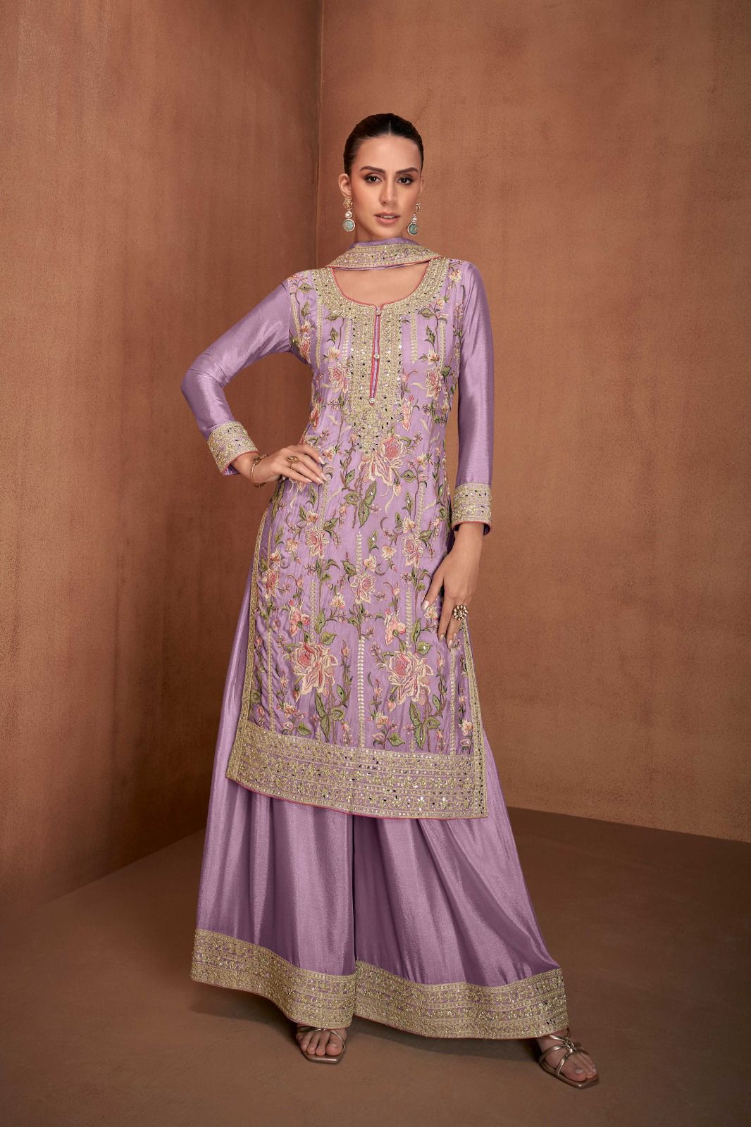 Vanya Colour By Gulkayra Real Chinon Designer Readymade Suits Orders In India