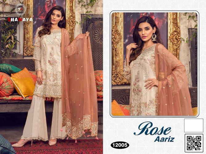 Shanaya Rose Aariz Latest Festive Wear Heavy Faux Georgette Heavy Handwork Pakistani Salwar Suits Collection
