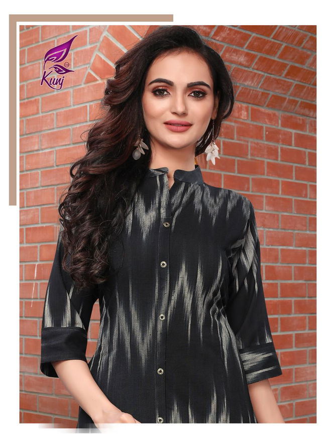 Kunj Rayon Ikki 4 Latest Ethnic Wear Daily Wear fancy Printed Kurtis Collection
