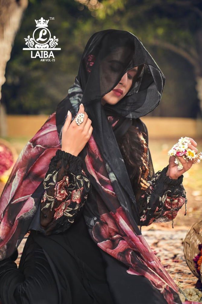 Laiba Am 73 Latest fancy Designer Heavy Ethnic Wear Georgette  Readymade Collection
