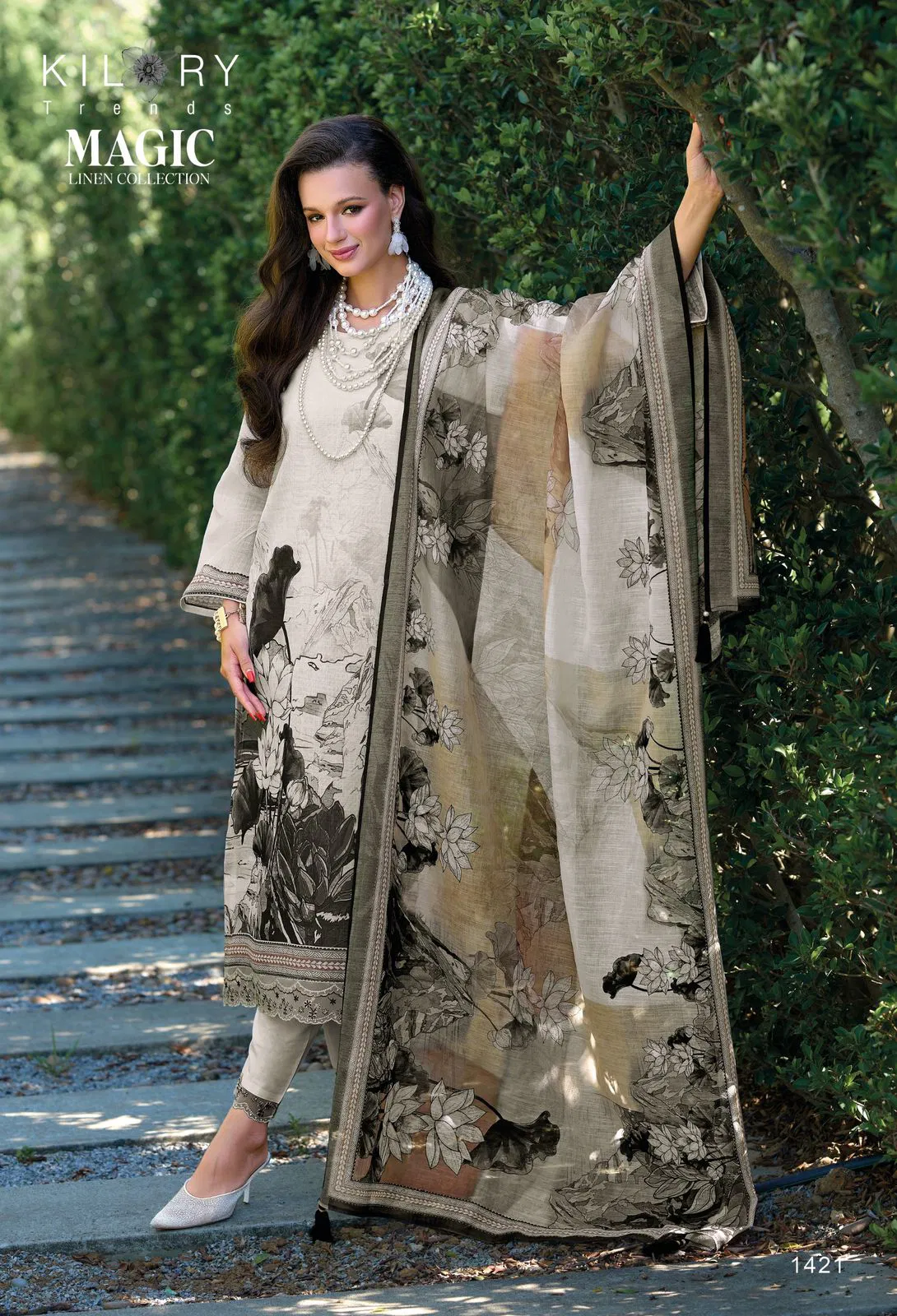 Magic By Kilory Linen Embroidery Salwar Kameez Exporters In India