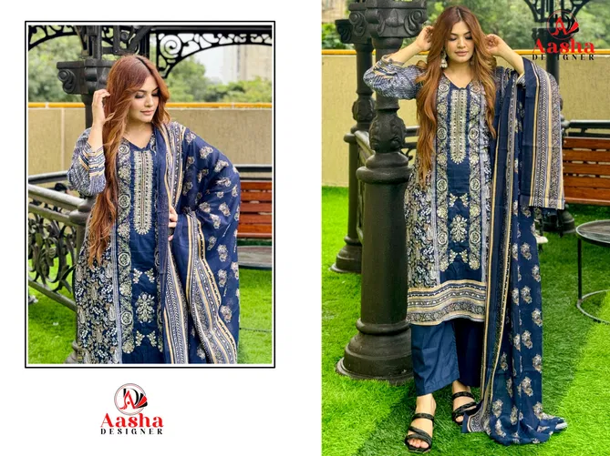 Aasha Riwayat Premium Cotton Pakistani Suits Suppliers In India