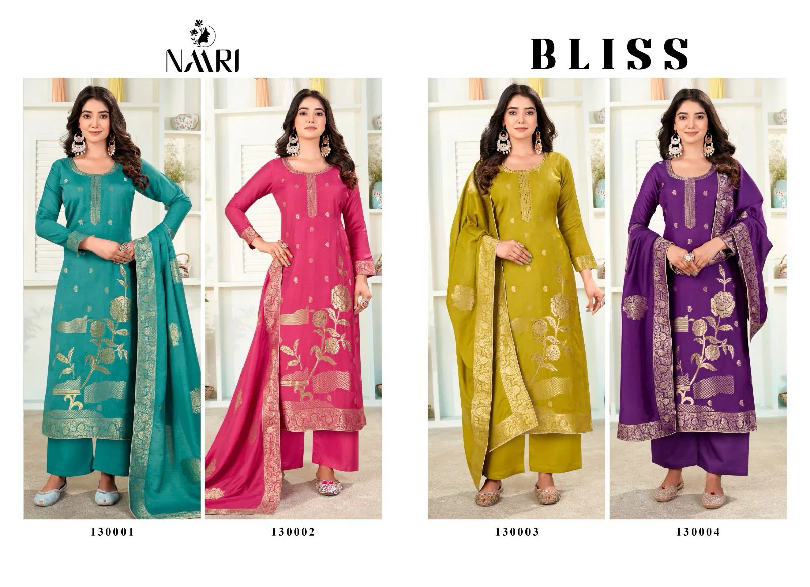 Bliss By Naari Muslin Designer Salwar Kameez Wholesale Shop In Surat