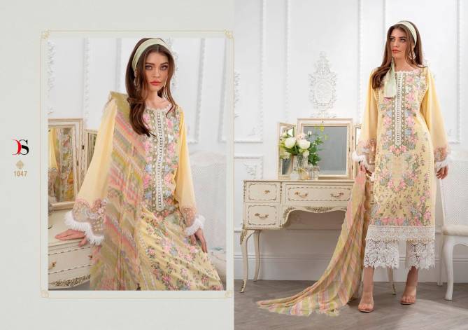 Deepsy Sobia Nazir Lawn 21 Latest Fancy Designer Festive Wear Heavy Pure Cotton Pakistani Salwar Kameez Collection
