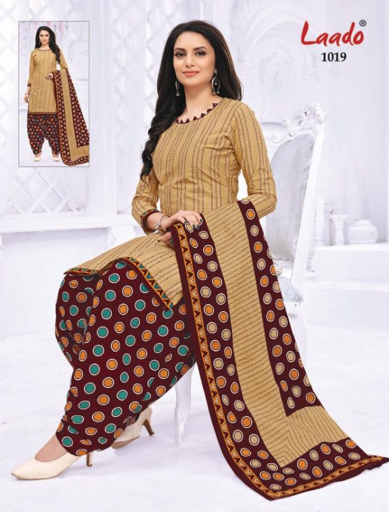 Laado Priti Patiyala 10 Casual Daily Wear Cotton Printed Dress Material Collection