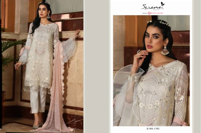 Serene Zarif Nx Latest Fancy Festive Wear Heavy Designer Georgette Embroidery Work  Pakistani Salwar Suits Collection
