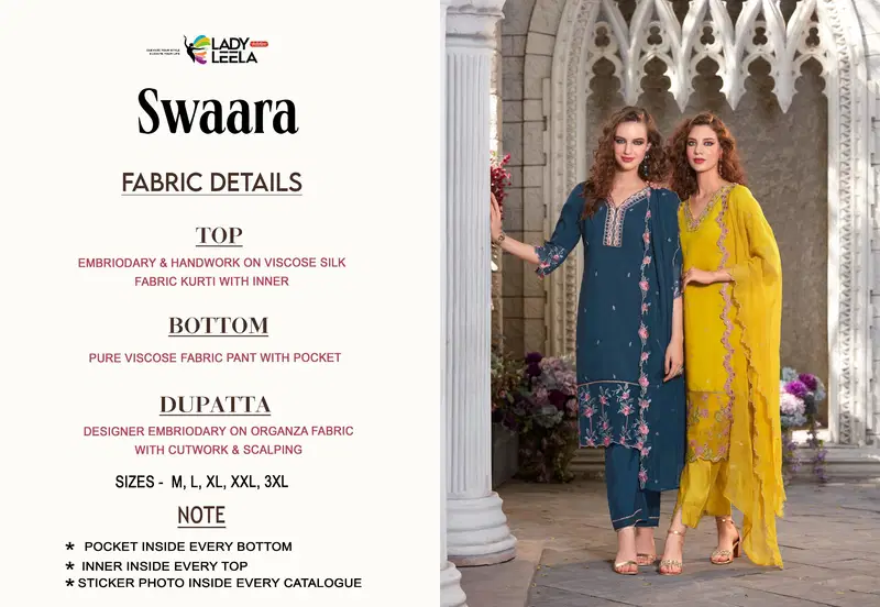 Swaara By Lady Leela Vichitra Silk Kurti With Bottom Dupatta Orders In India