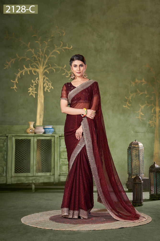 Jayshree 2128 A To D Shimmer Lining Designer Saree Wholesalers In Delhi