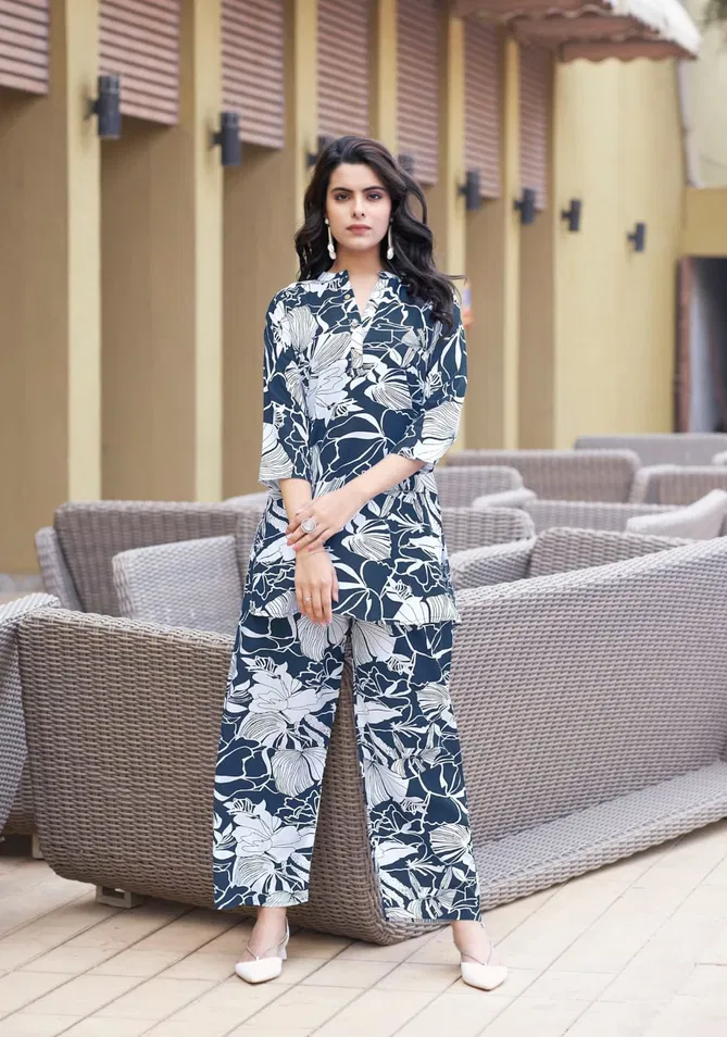 Fashion Beats Vol 8 By Tips And Tops Rayon Printed Cord Set Suppliers In India