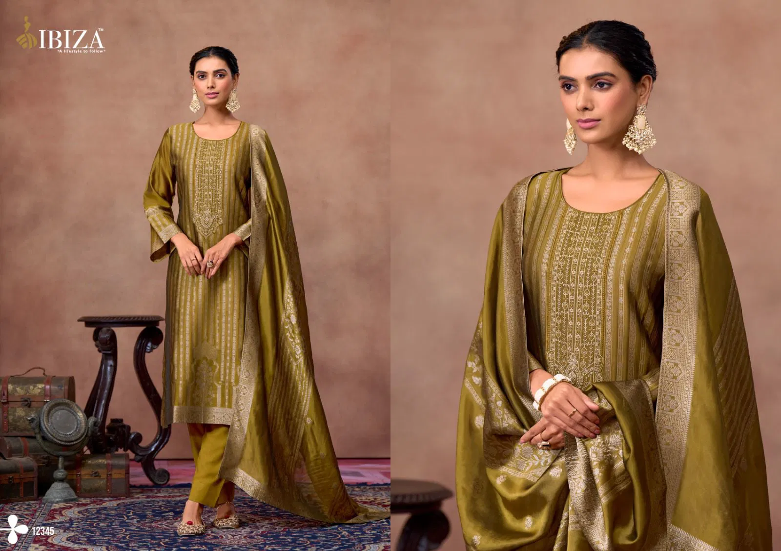 Yavier By Ibiza Banglory Silk Designer Salwar Kameez Wholesalers In Delhi