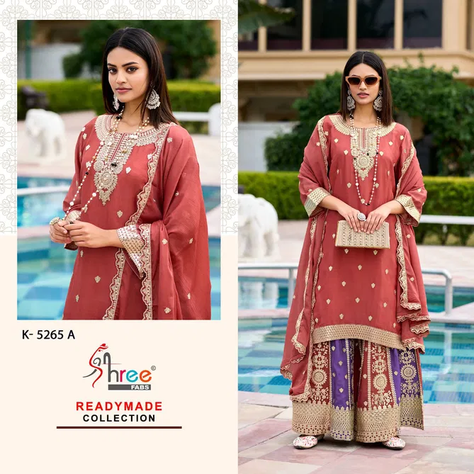 Shree Fabs K 5265 Chinon Pakistani Ready Made Salwar Suits Wholesale Market In Surat