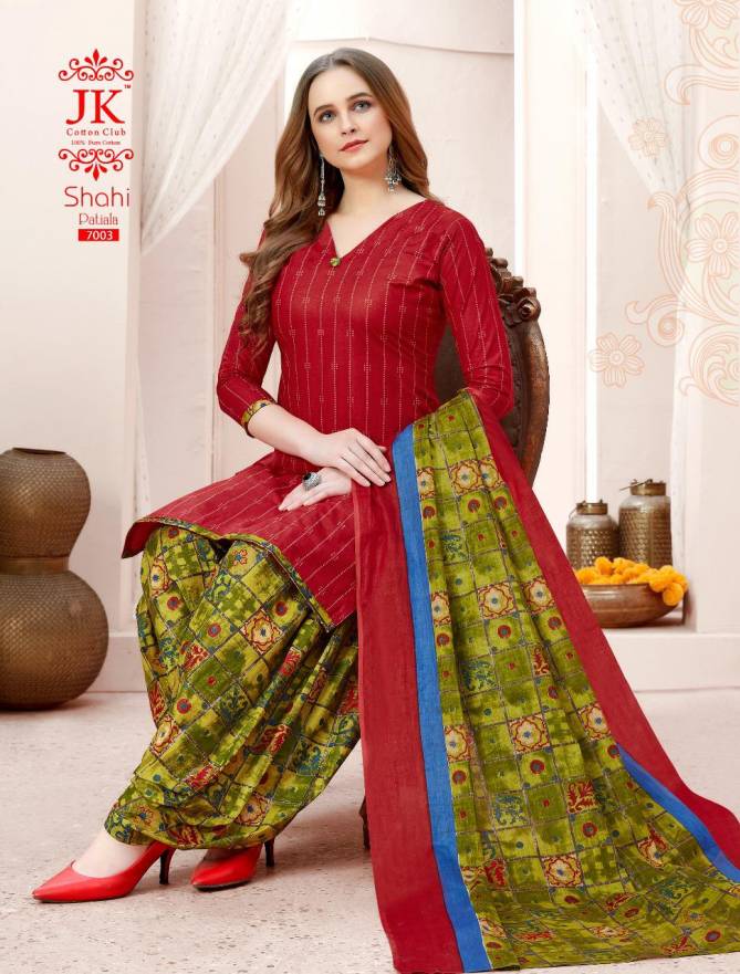 JK Shahi Patiyala 7 Latest fancy Designer regular wear Cotton Printed Dress Material Collection
