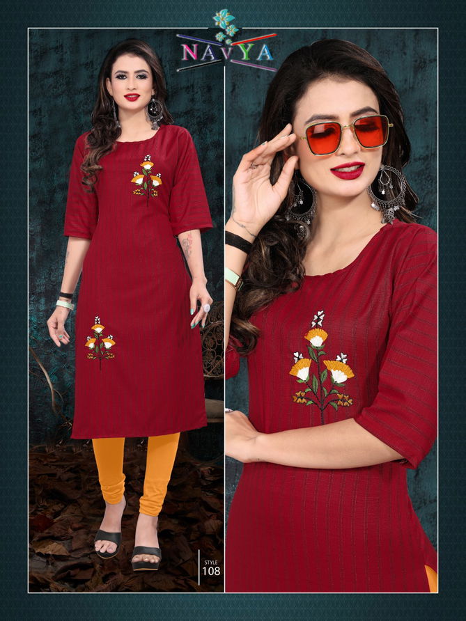 Navya Fashion Bits Latest Designer Fancy Party Wear Kurti Collection 