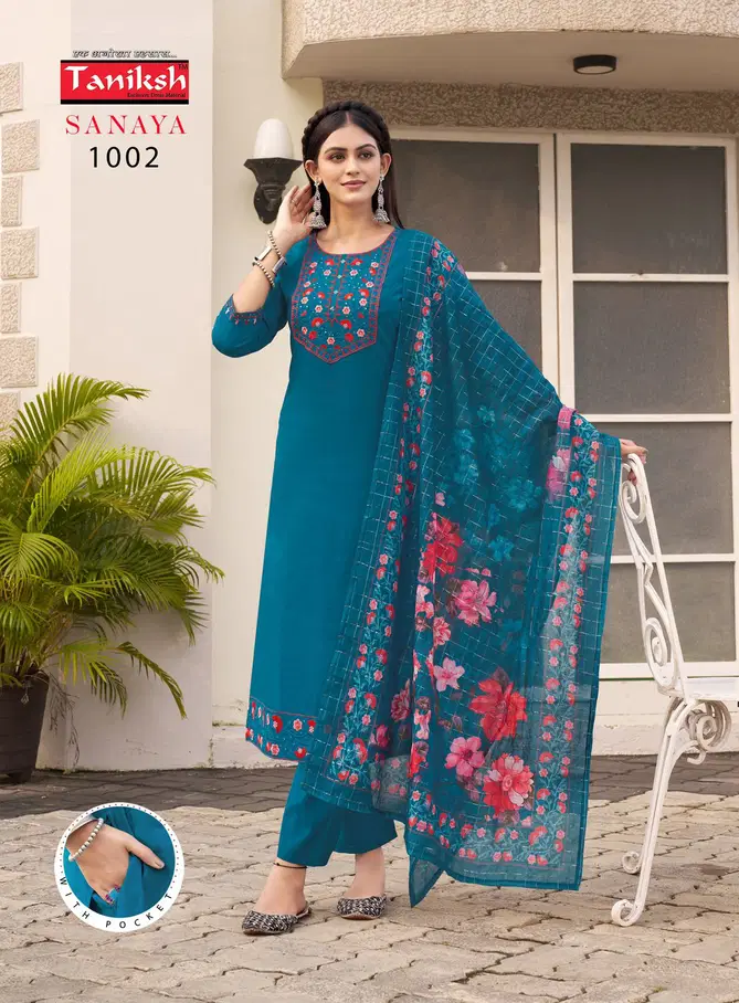 Sanaya Vol 1 By Taniksh Kurti Bottom With Dupatta  Wholesale Market In Surat With Price