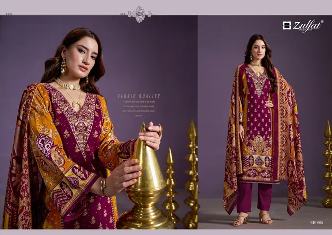 Aayat Vol 10 By Zulfat Viscose Digital Printed Dress Material Exporters In India