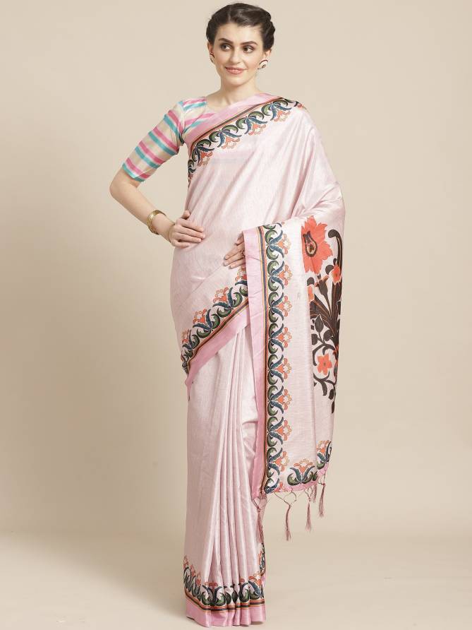 Suman Latest Collection Of Designer Printed Silk Party Wear Saree 