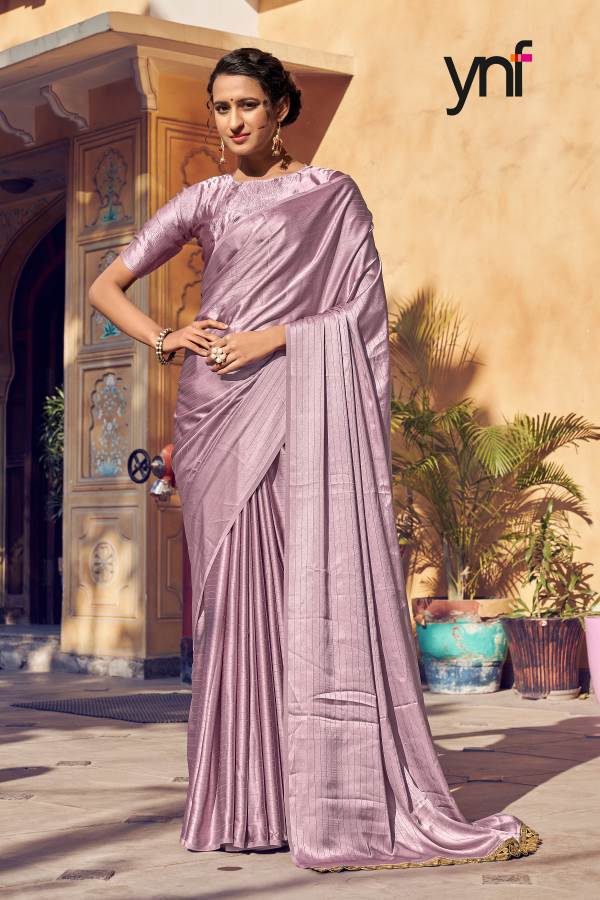 Ynf Pastel Latest Party Wear Satin Stylish Saree Collection