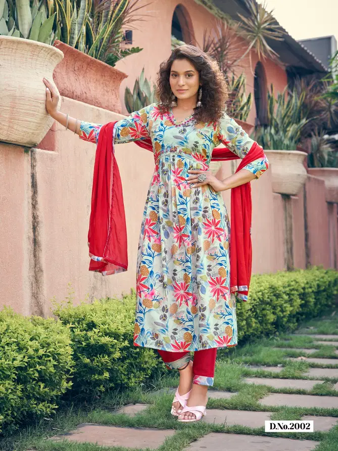 Pasand Vol 1 By Parra Studio Alia Cut Kurti With Bottom Dupatta