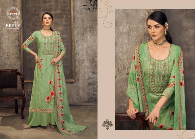Harshit Begum Pure Cotton Designer Casual Wear Dress Material Collection
