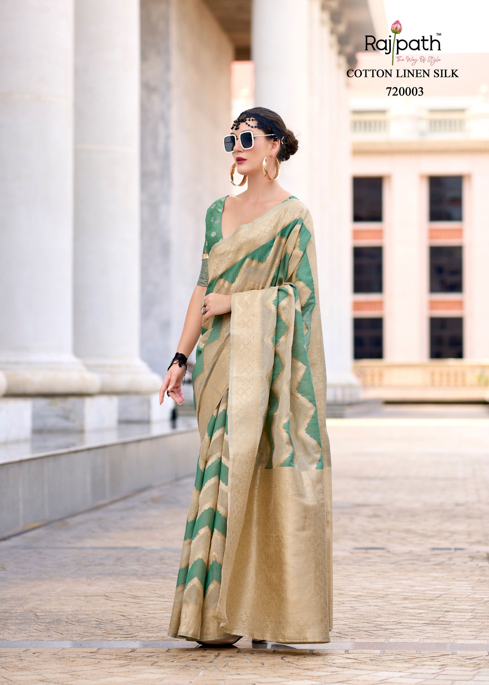 Renault Silk By Rajpath Cotton Linen Silk Saree Suppliers In India