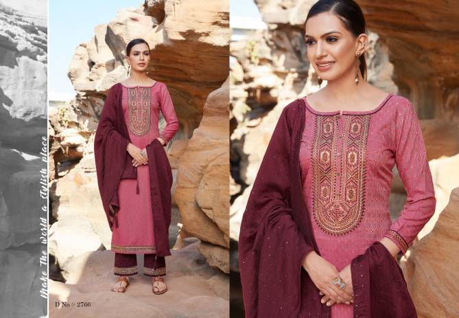 RANGOON GAZAL Latest fancy Festive Wear Silk Weaving Butti and Sequence Work Heavy Salwar Suit Collection