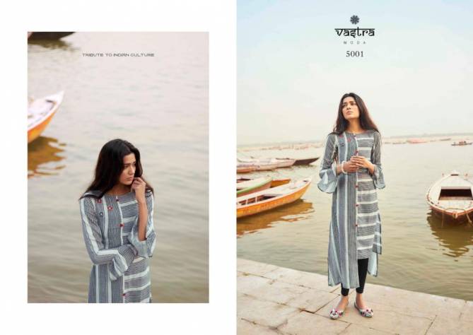 Vastra Benaras 1 Latest Designer Casual Wear Digital Printed Kurti Collection  