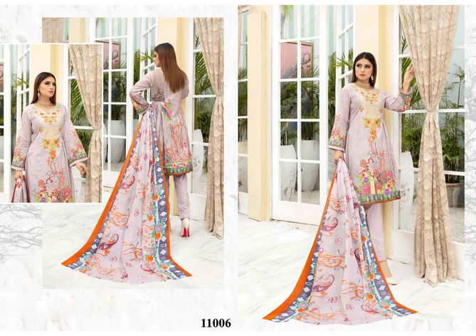 Iris 11 Latest Fancy Designer Casual Wear Cotton Karachi Dress Materials Collection
