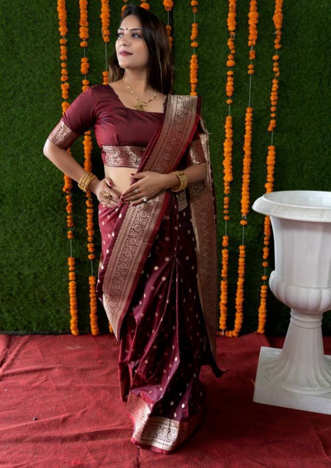 Fituri Silk By Policona Kanchipuram Pure Silk Sarees Wholesalers In  Delhi