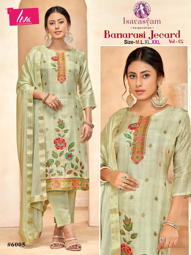 Banarasi Jecard Vol 2 By Isavasyam Designer Readymade Suits Orders In India